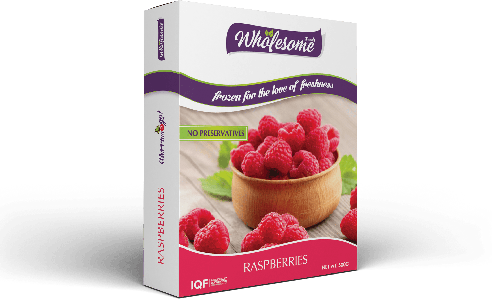 Raspberry | Frozen IQF Fruits- PopBar